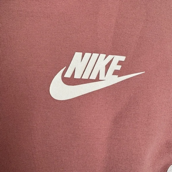 Nike Light Pink Tech Fleece Crewneck Pullover Sweatshirt S - Picture 6 of 6